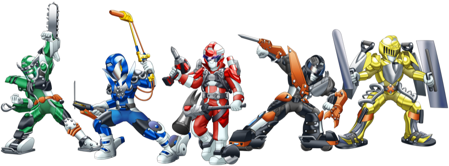 建設戦隊ツクルンジャー キャラクター