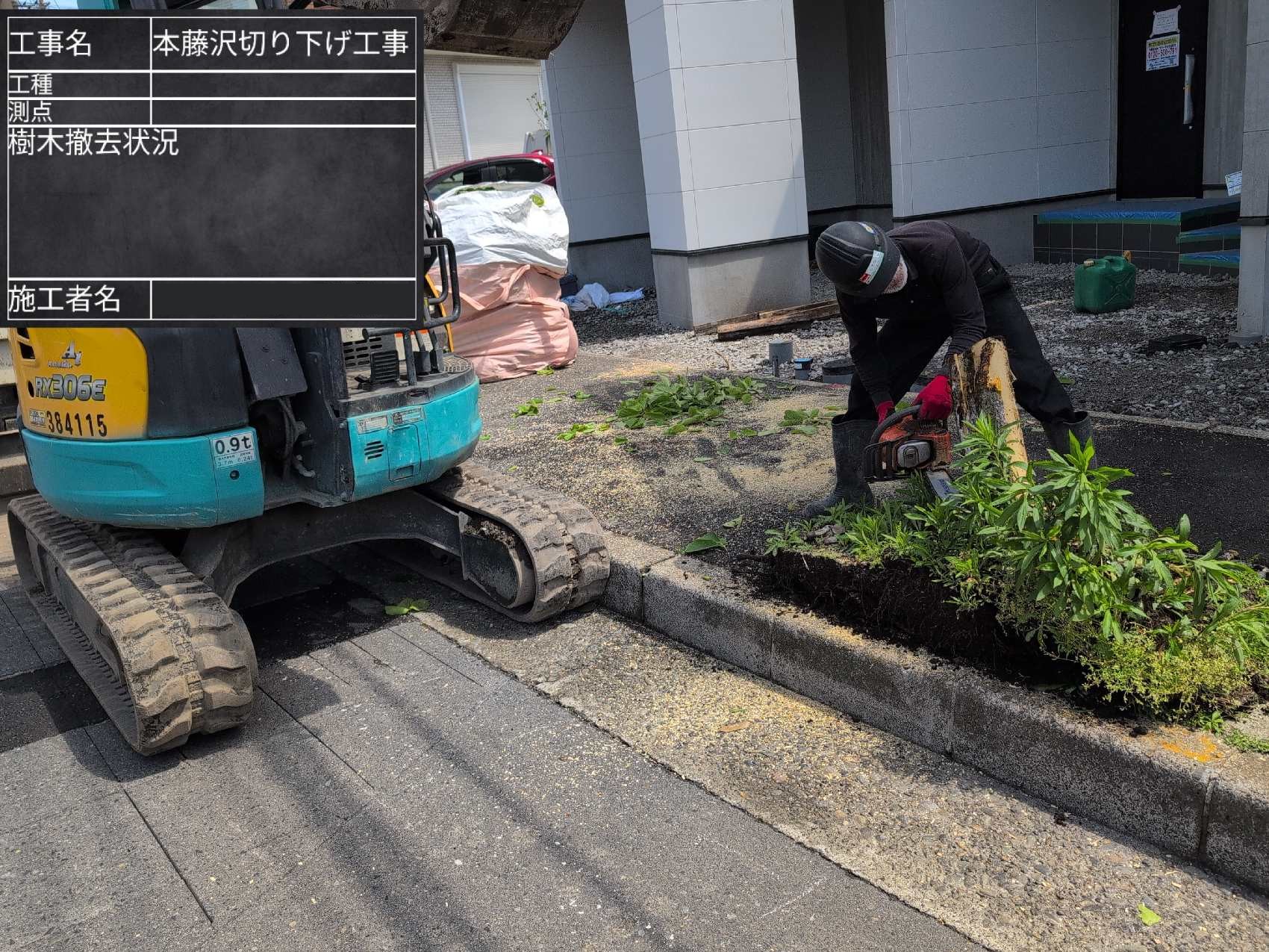 支障木の撤去状況